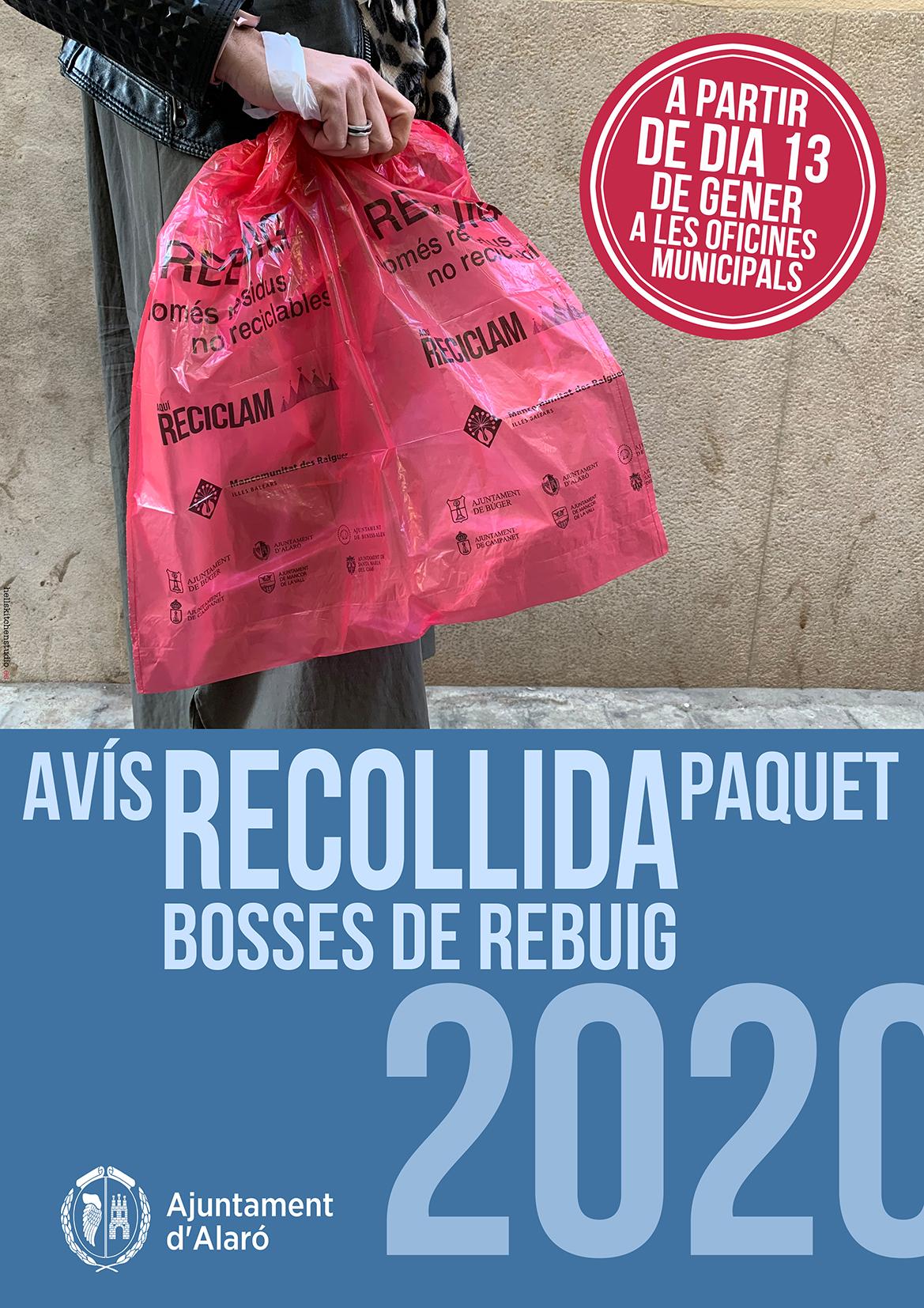 Recollida paquet bosses rebuig