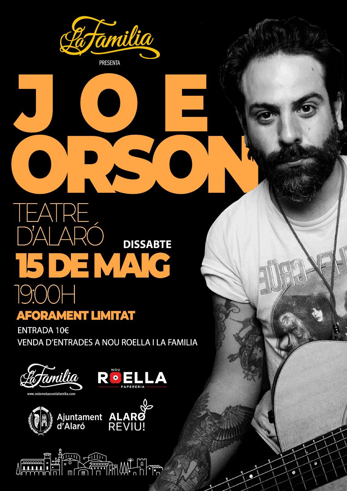 LA FAMILIA PRESENTA EL CONCERT DE JOE ORSON