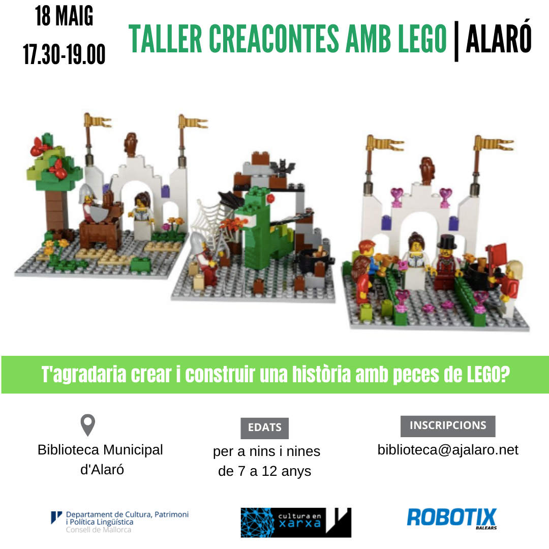 TALLER CREA CONTES AMB LEGO