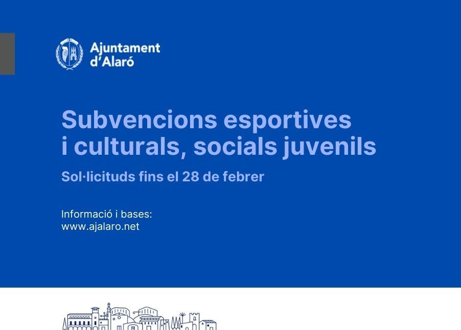Subvencions esportives web