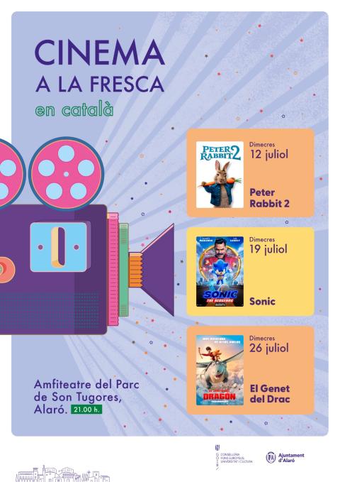 Cinema a la fresca en català
