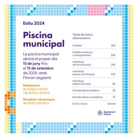 PISCINA ESTIU 2024